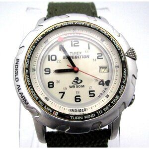 Men's Timex Expedition Quartz 50m WR Analog 40mm Dial Causal Round Watch (E214)